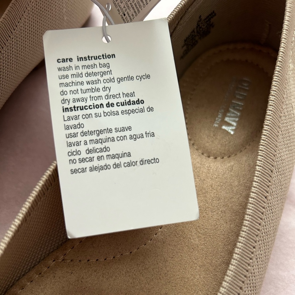 Old Navy Mesh Flats Soft-Knit Pointed Toe Ballet NWT - Picture 10 of 11
